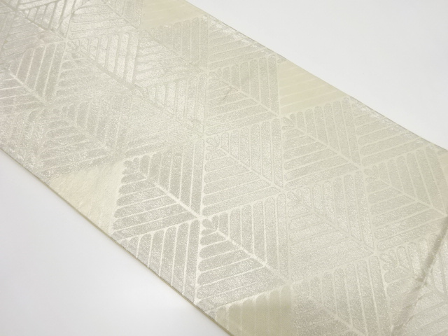 アンティーク　若松模様織り出し袋帯（着用可）